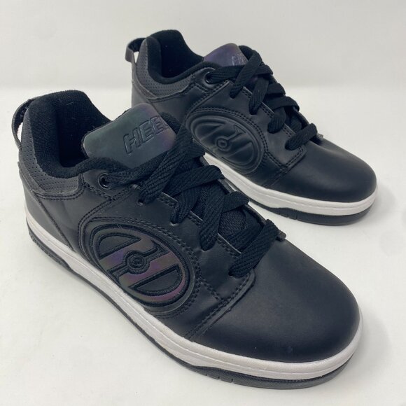 Heelys Other - Heelys Voyager Skate Shoes - Size 4 Sneakers Black White Reflective HE100330M